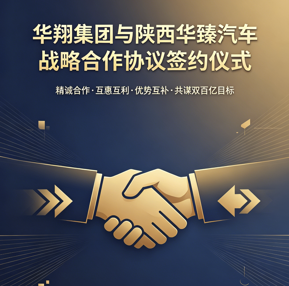qg刮刮乐官网集团与陕西华臻汽车战略合作正式启航